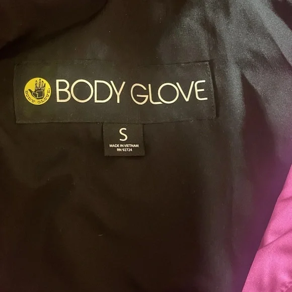 Body Glove Pink Hooded Insulated Jacket Women’s Small Zip Pockets - Picture 8 of 14